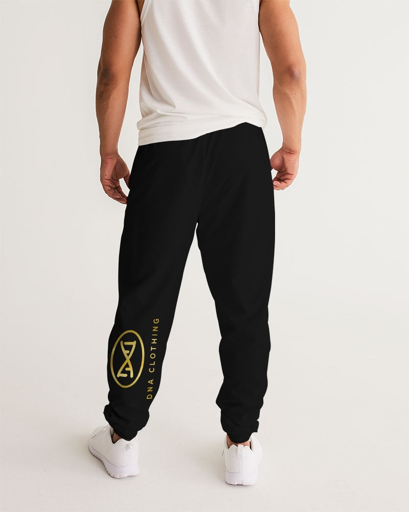 black and gold Men's Track Pants