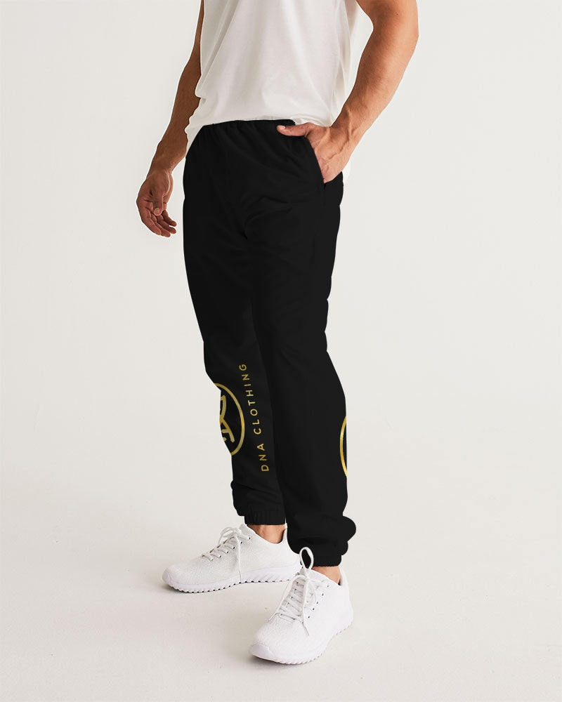 black and gold Men's Track Pants