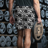 DNA Black and Grey Men's Athletic Long Shorts