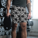 DNA Black and Grey Men's Athletic Long Shorts