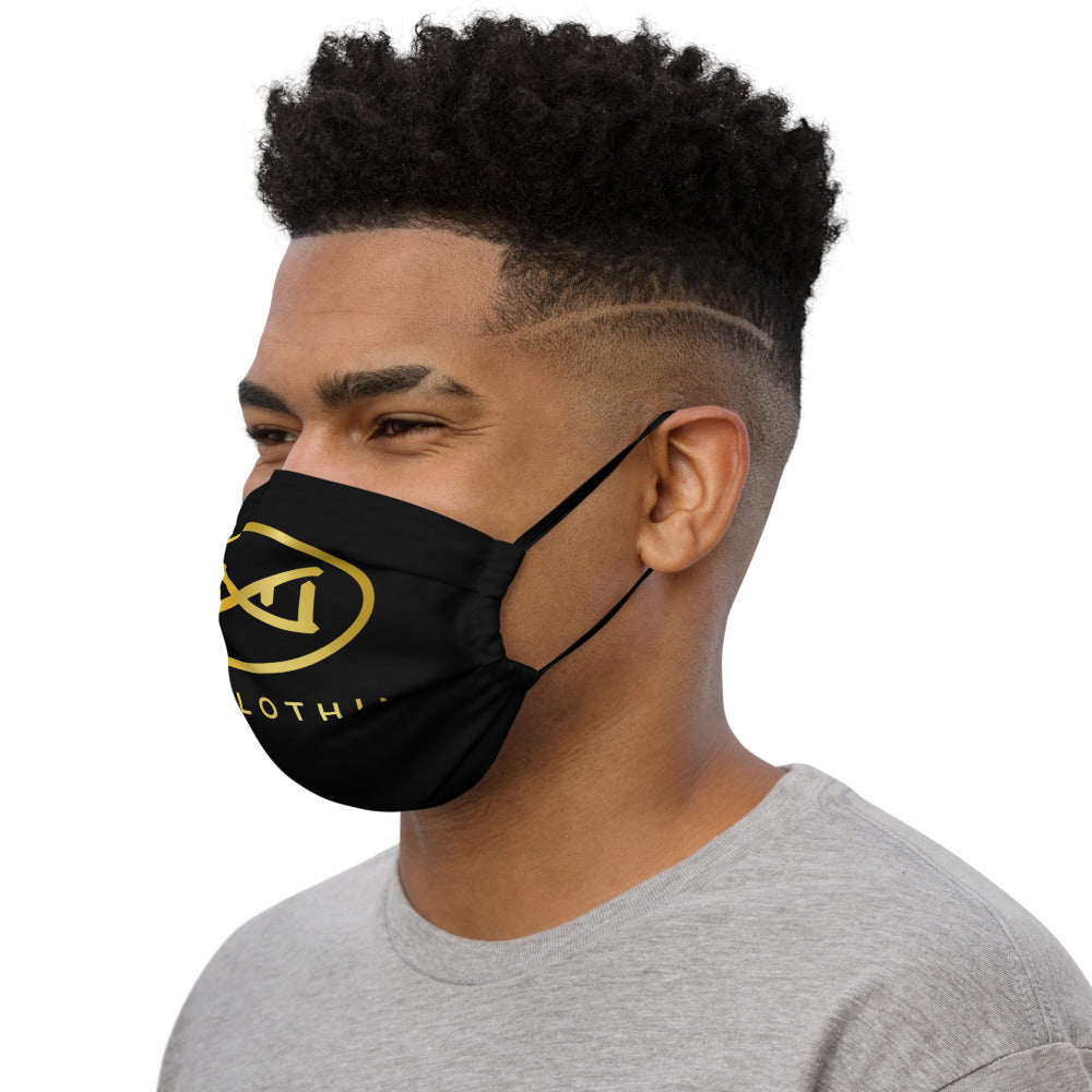 DNA Black and Gold Premium face mask