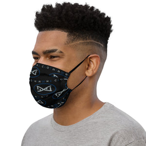 DNA Blue And Grey Premium face mask