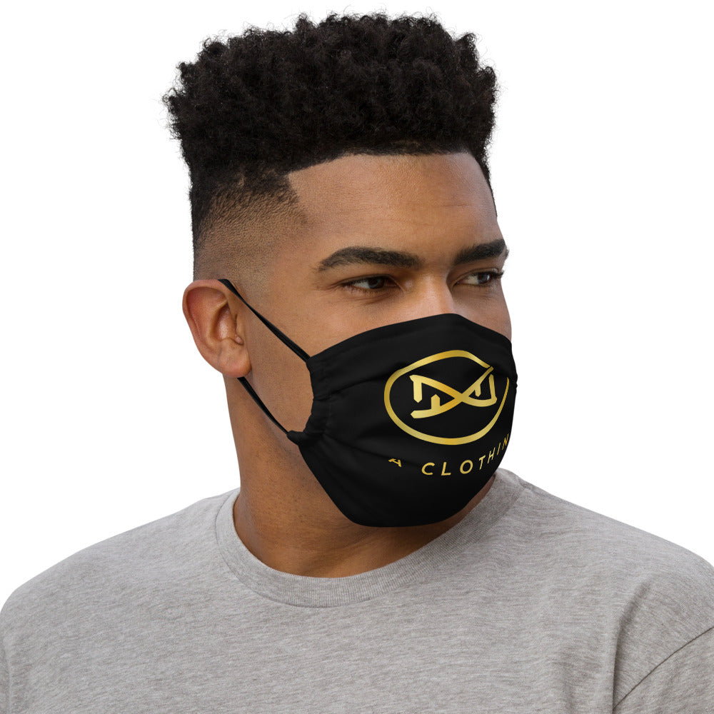 DNA Black and Gold Premium face mask