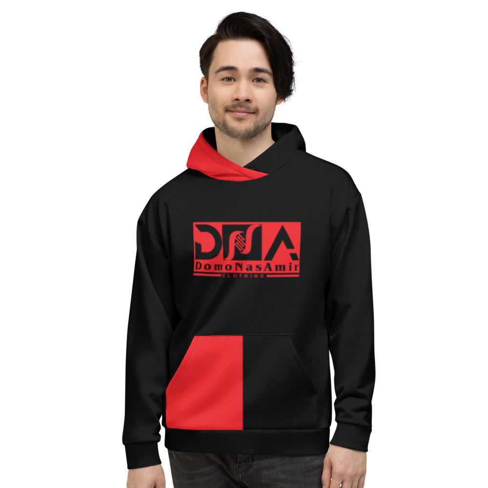 DNA Red and Black 2 unisex Hoodie