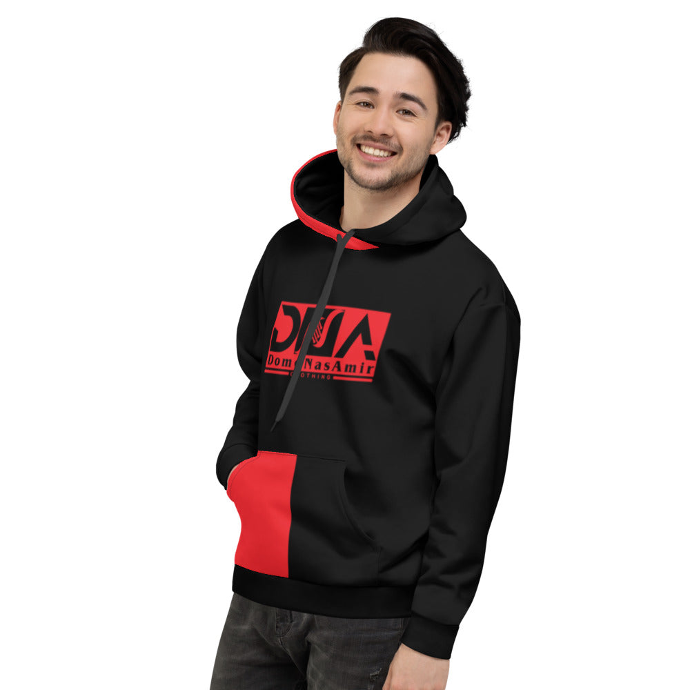 DNA Red and Black 2 unisex Hoodie