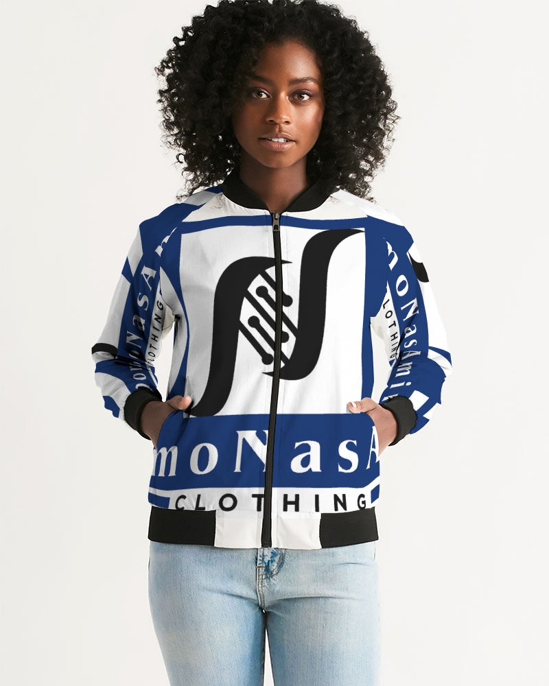 DNA Brand royal blue Women's Bomber Jacket