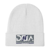 DNA Grey and Blue Embroidered Beanie