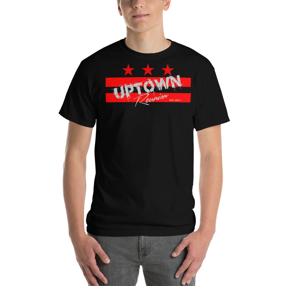 Big Men Uptown Reunion Red and Grey Logo Short Sleeve T-Shirt