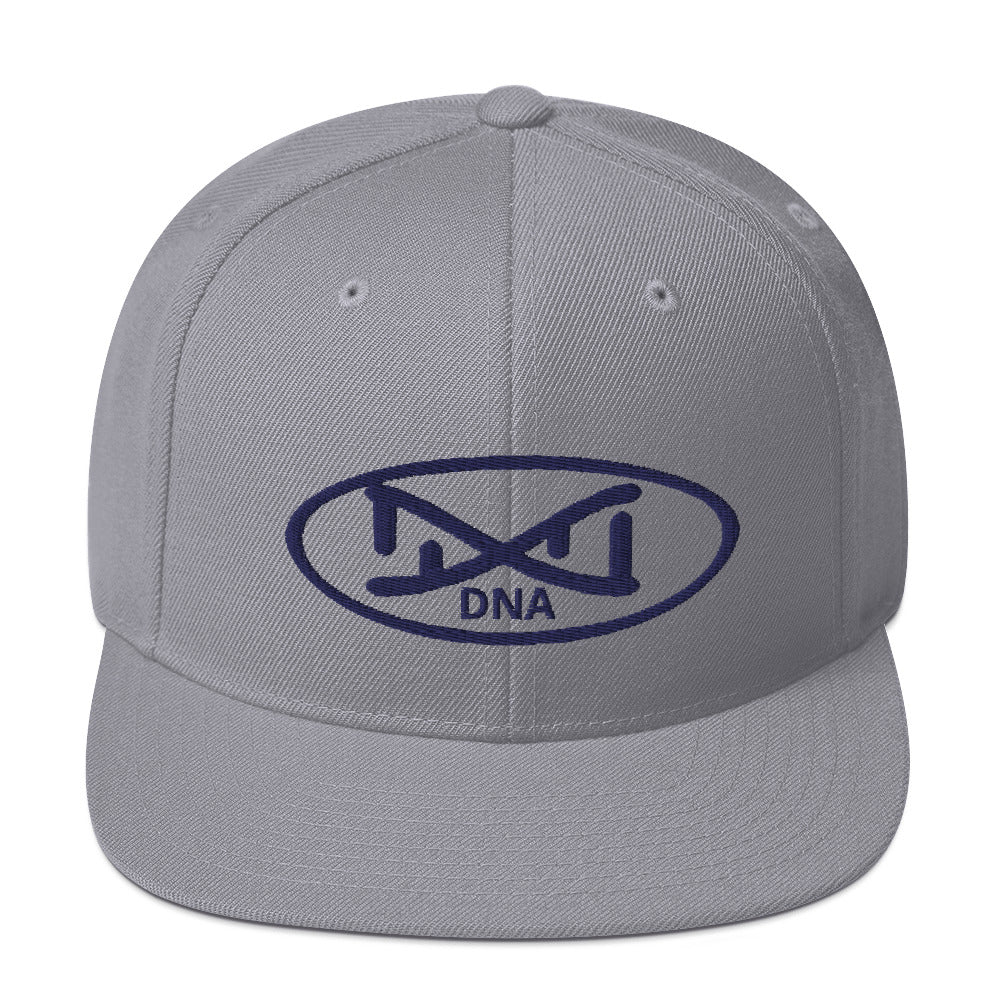 New DNA Brand Navy Blue Snapback Hat