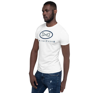 New DNA Brand Blue and Gray Short-Sleeve Unisex T-Shirt