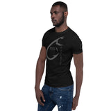 AWA All World Anglers Grey/Black Short-Sleeve Unisex T-Shirt