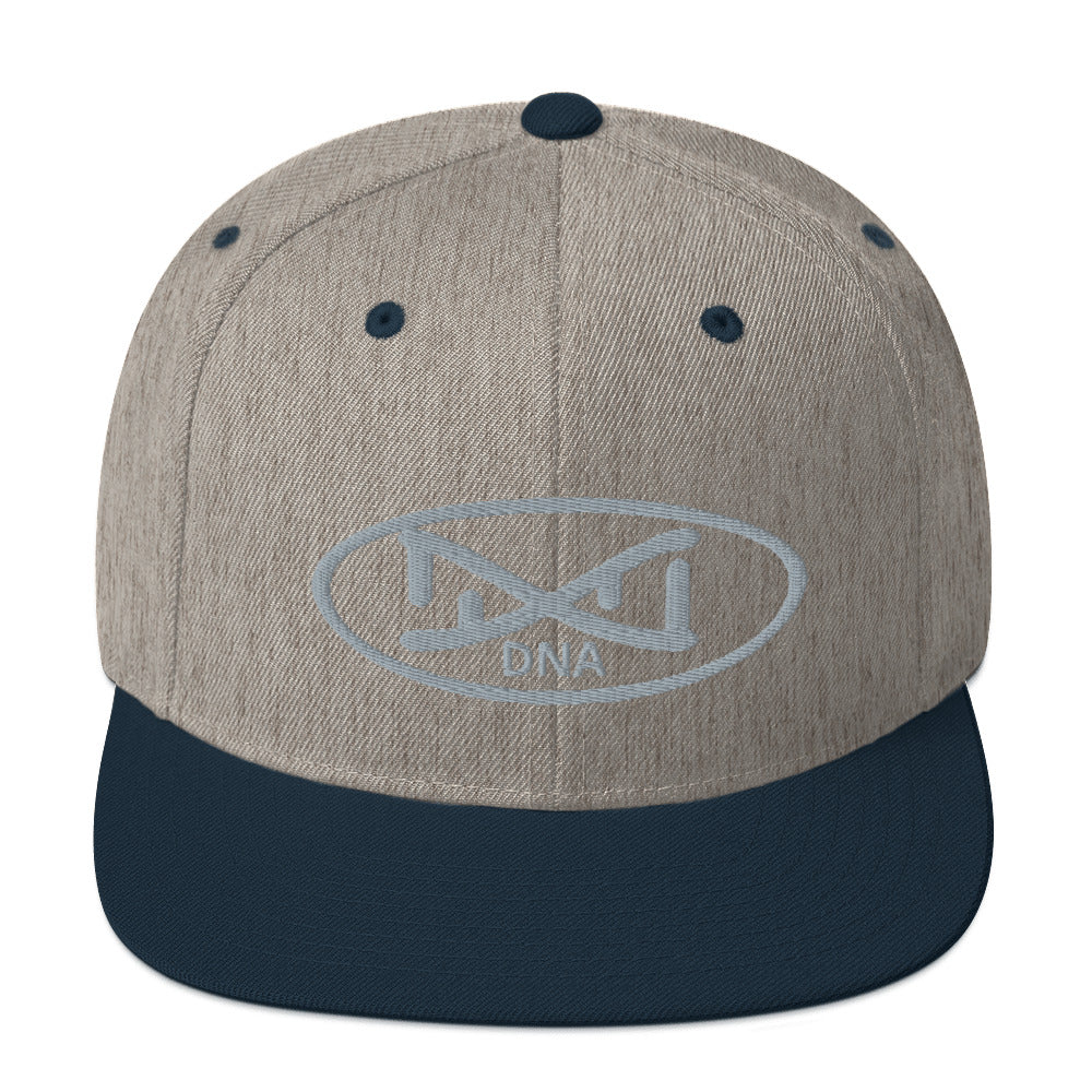 New DNA Brand Gray Snapback Hat