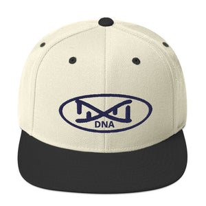 New DNA Brand Navy Blue Snapback Hat