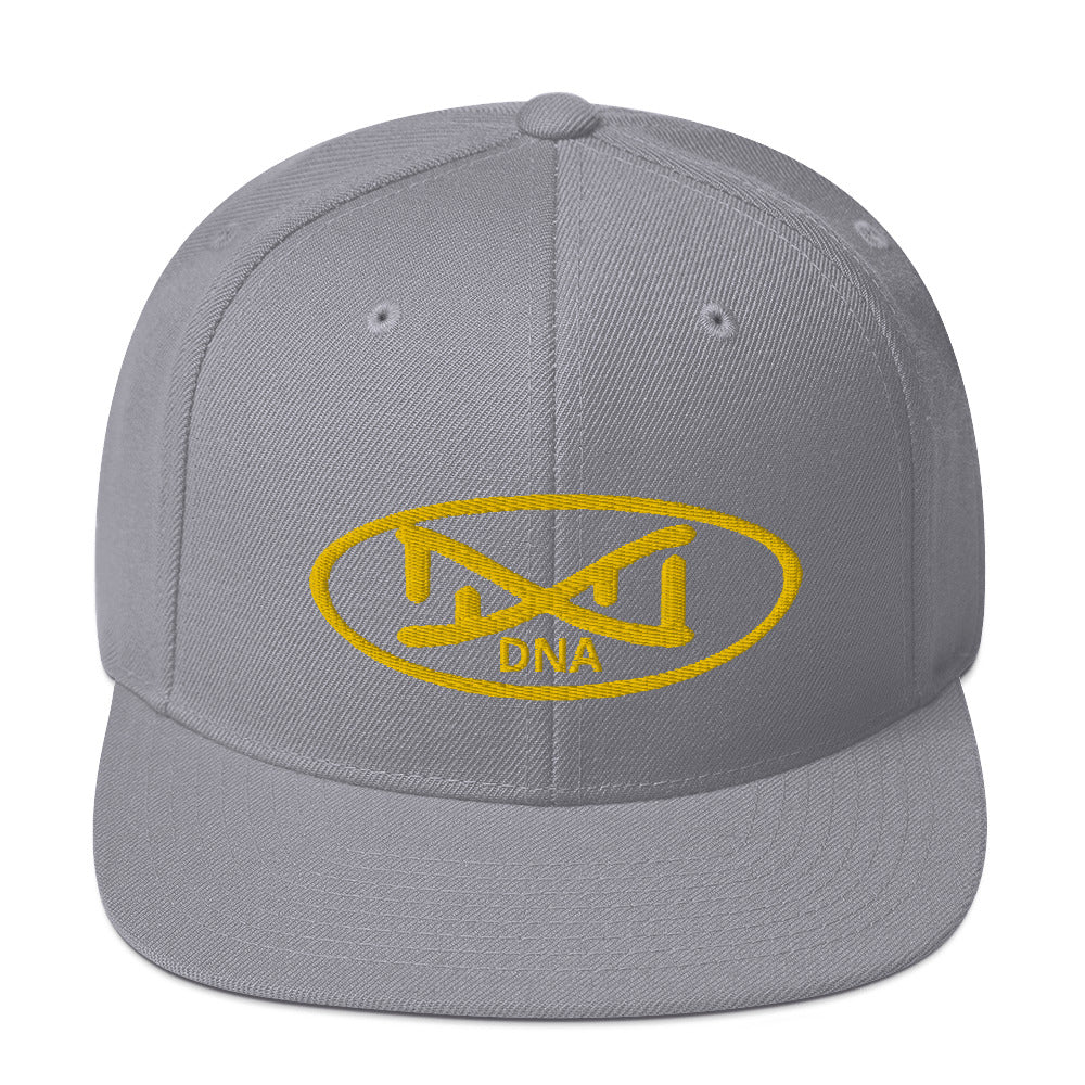New DNA Brand Gold  Snapback Hat