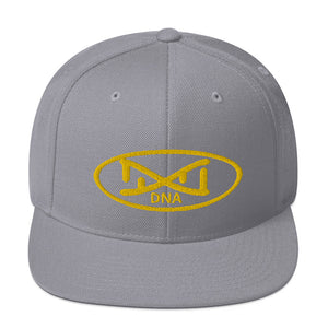 New DNA Brand Gold  Snapback Hat