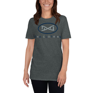 New DNA Brand Blue and Gray Short-Sleeve Unisex T-Shirt