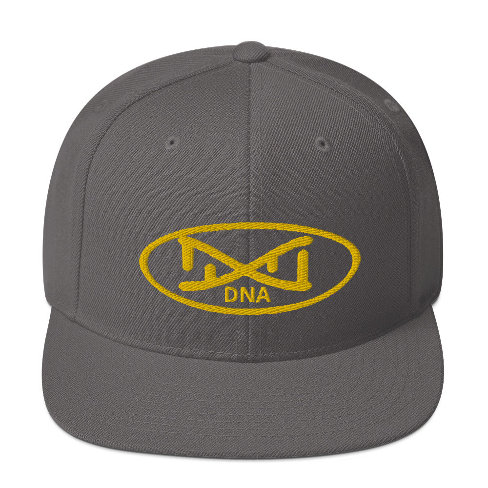 New DNA Brand Gold  Snapback Hat