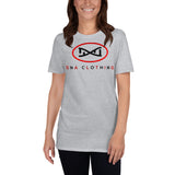 New DNA Brand Black and Red Short-Sleeve Unisex T-Shirt