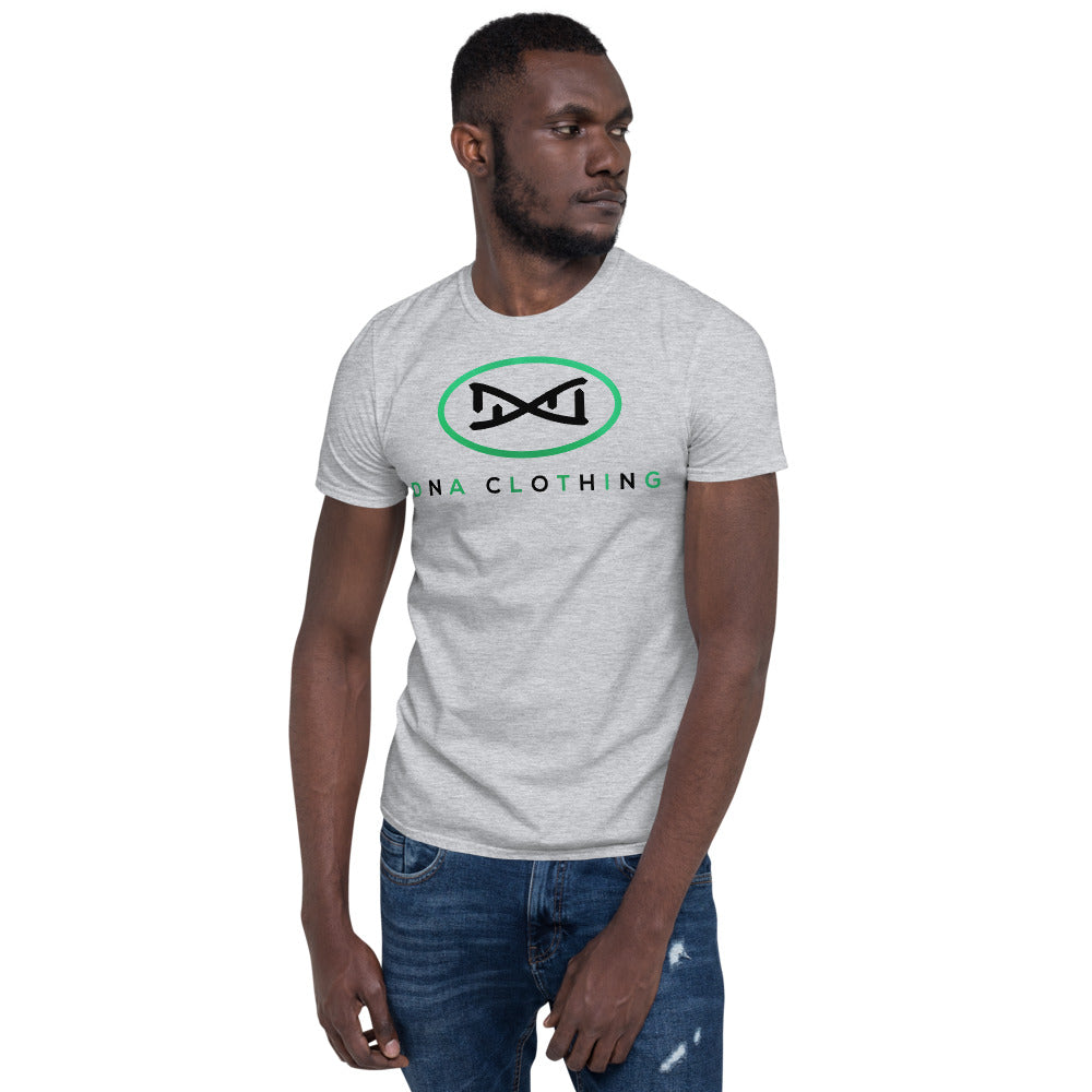 New DNA Brand Lime Green and Black Short-Sleeve Unisex T-Shirt