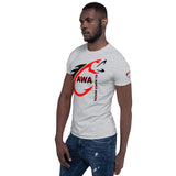 AWA All World Anglers Red/Black Short-Sleeve Unisex T-Shirt