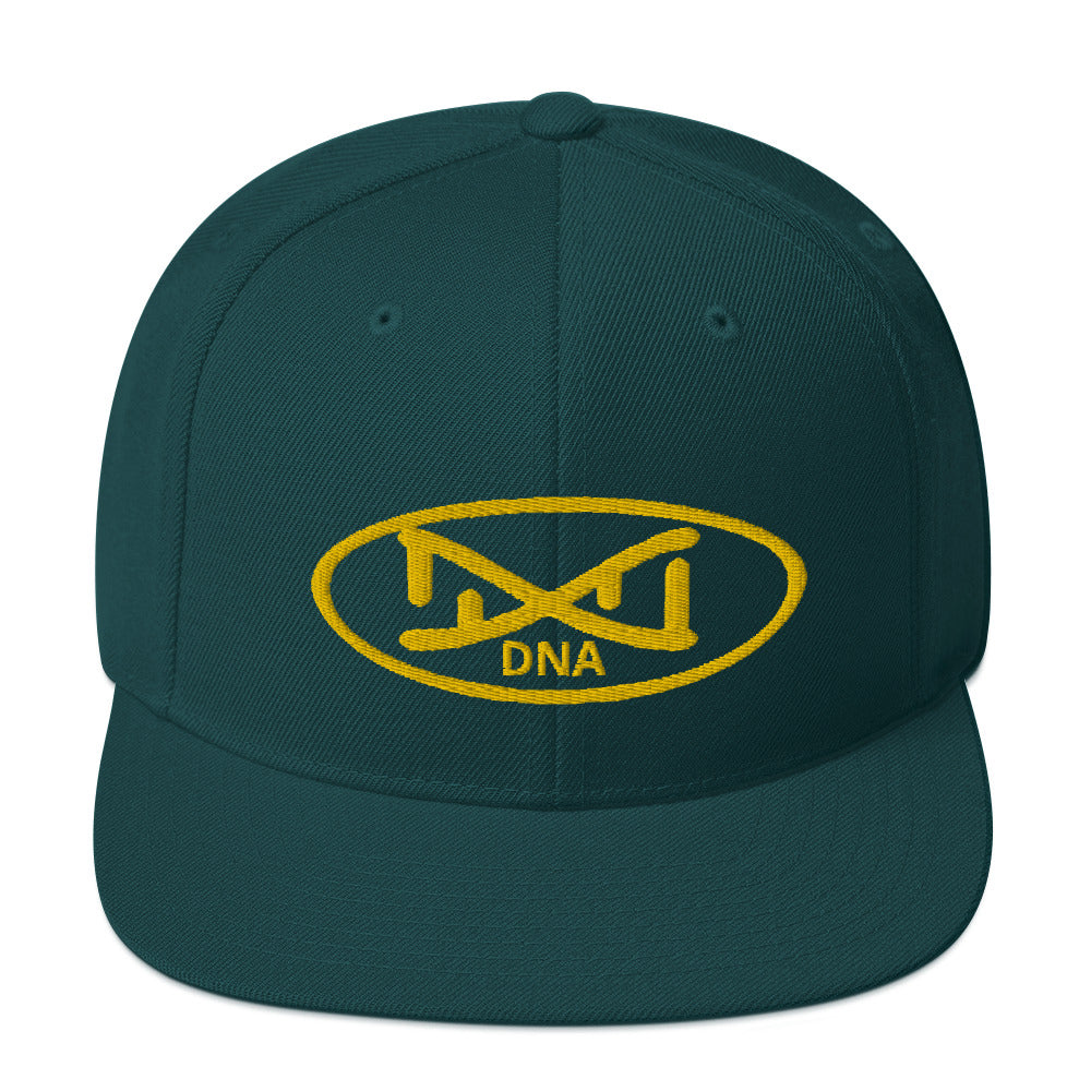 New DNA Brand Gold  Snapback Hat