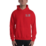 DNA Grey and Red Logo Unisex Hoodie