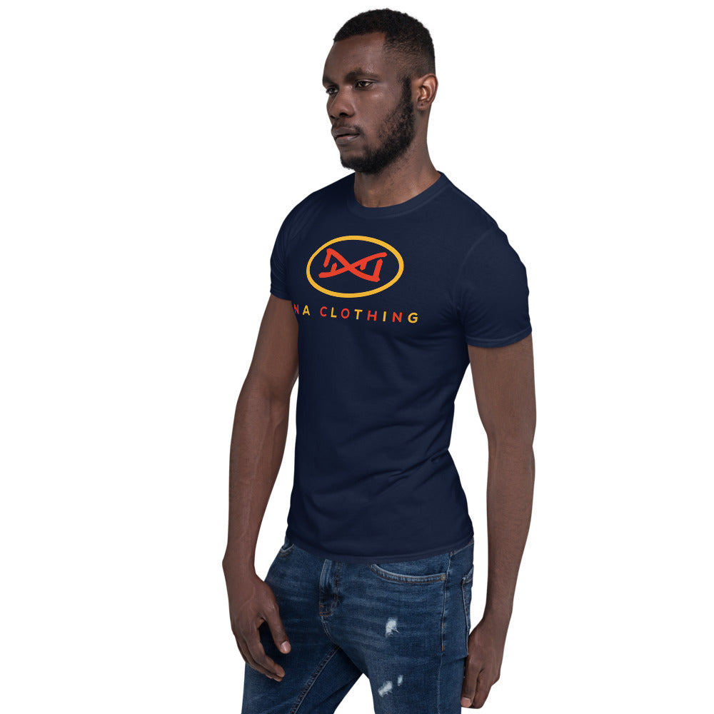 New DNA Brand Orange Short-Sleeve Unisex T-Shirt