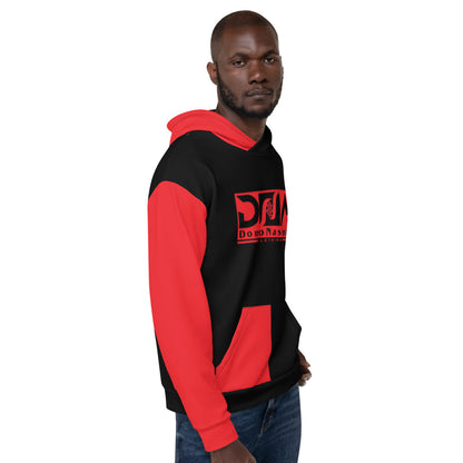 DNA Red & Black Hoodie by DNA Branding — product view 3