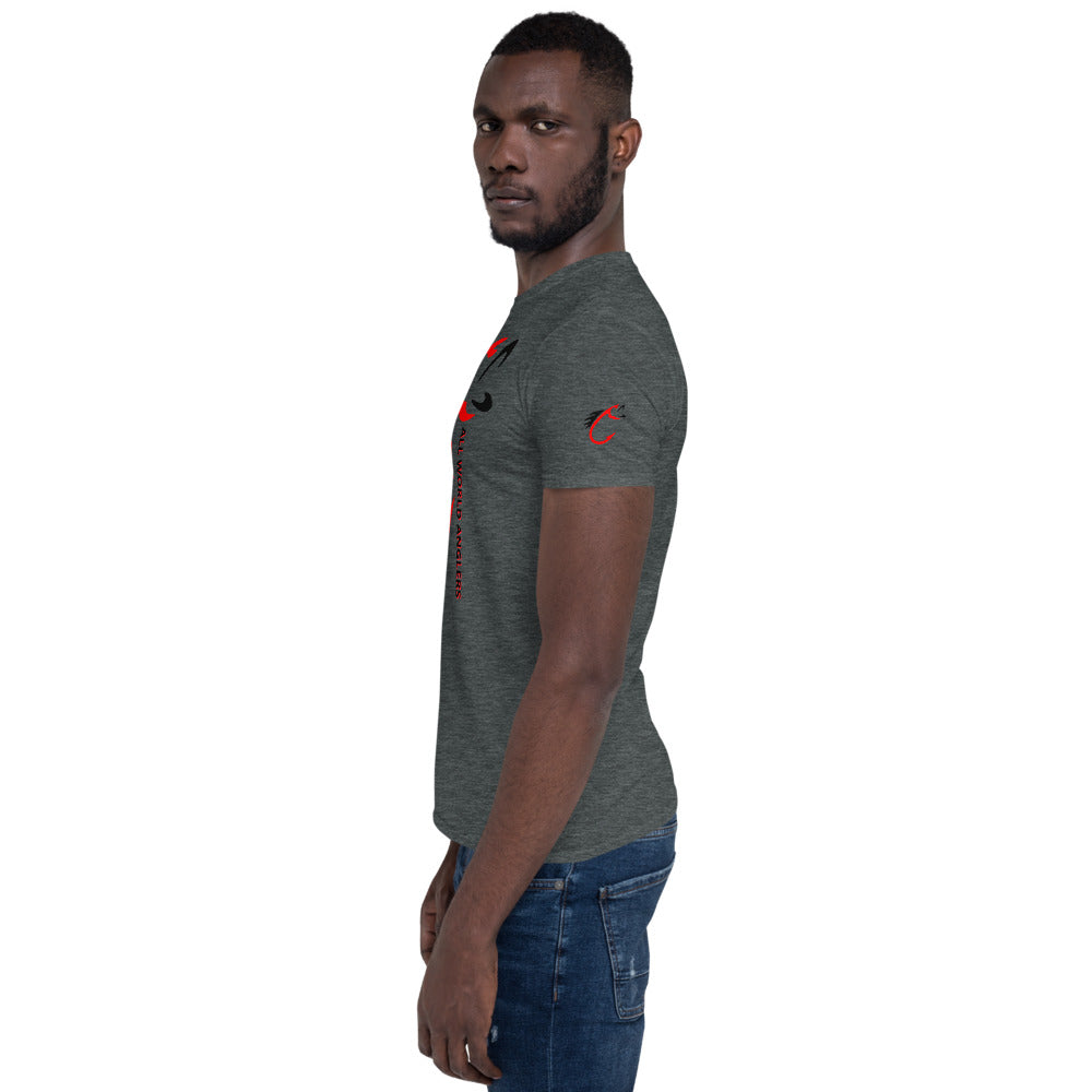 AWA Red & Black Angler Tee by DNA Branding — product view 16