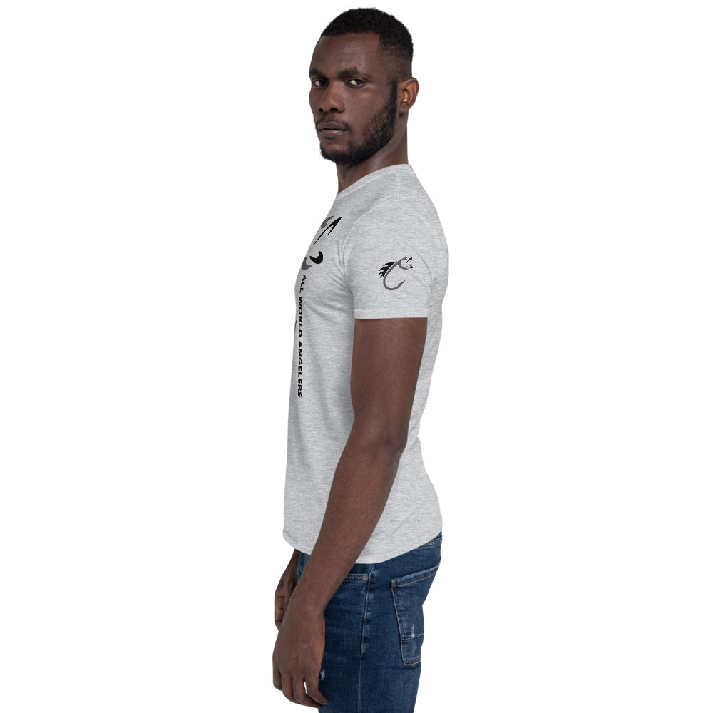 AWA Grey & Black Angler Tee by DNA Branding — product view 20