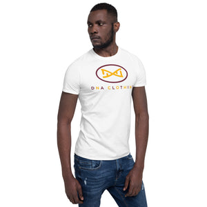 New DNA Brand Burgundy and Gold Short-Sleeve Unisex T-Shirt