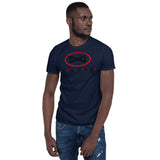New DNA Brand Black and Red Short-Sleeve Unisex T-Shirt
