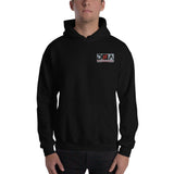 DNA Grey and Red Logo Unisex Hoodie