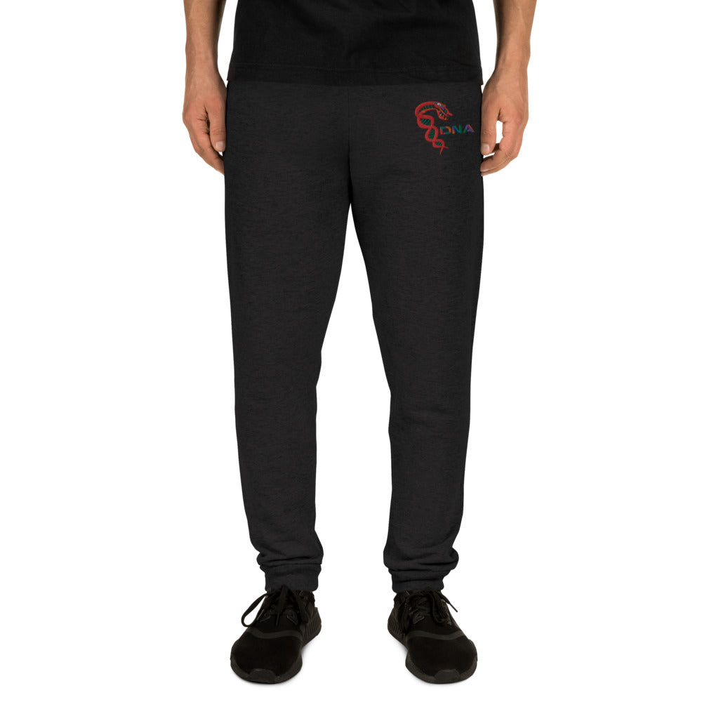 DNA Dragon Joggers in black by DNA Branding