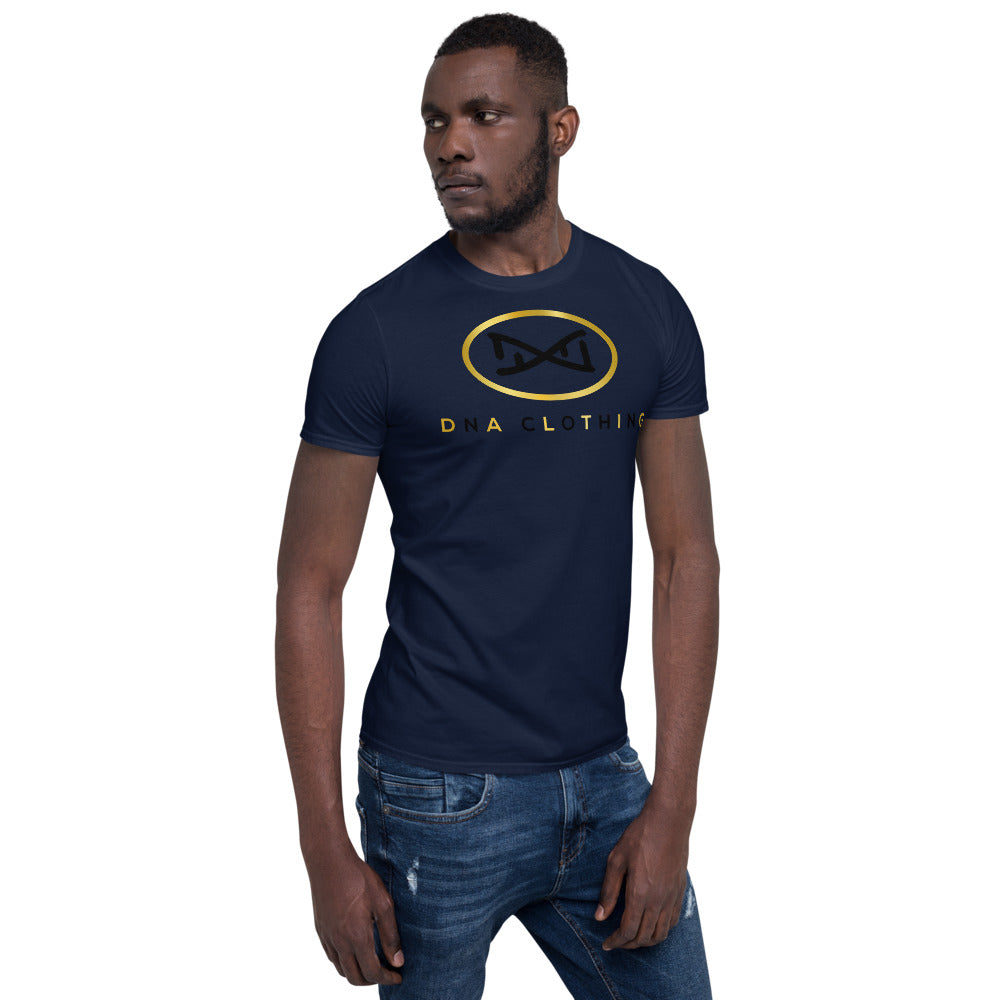 DNA Brand Black and Gold Short-Sleeve Unisex T-Shirt