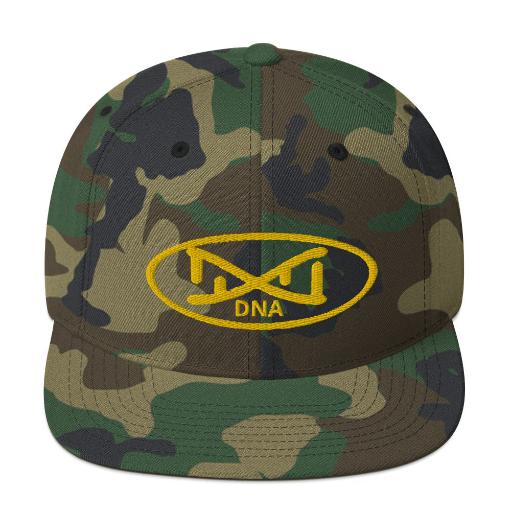 New DNA Brand Gold  Snapback Hat