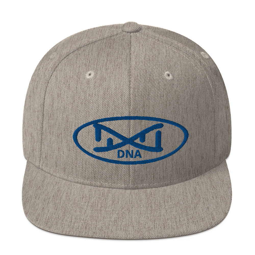 New DNA Brand Royal Blue Snapback Hat