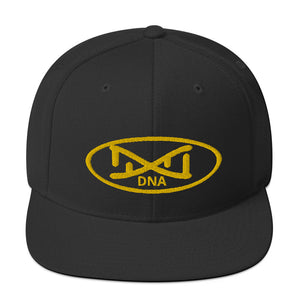 New DNA Brand Gold  Snapback Hat