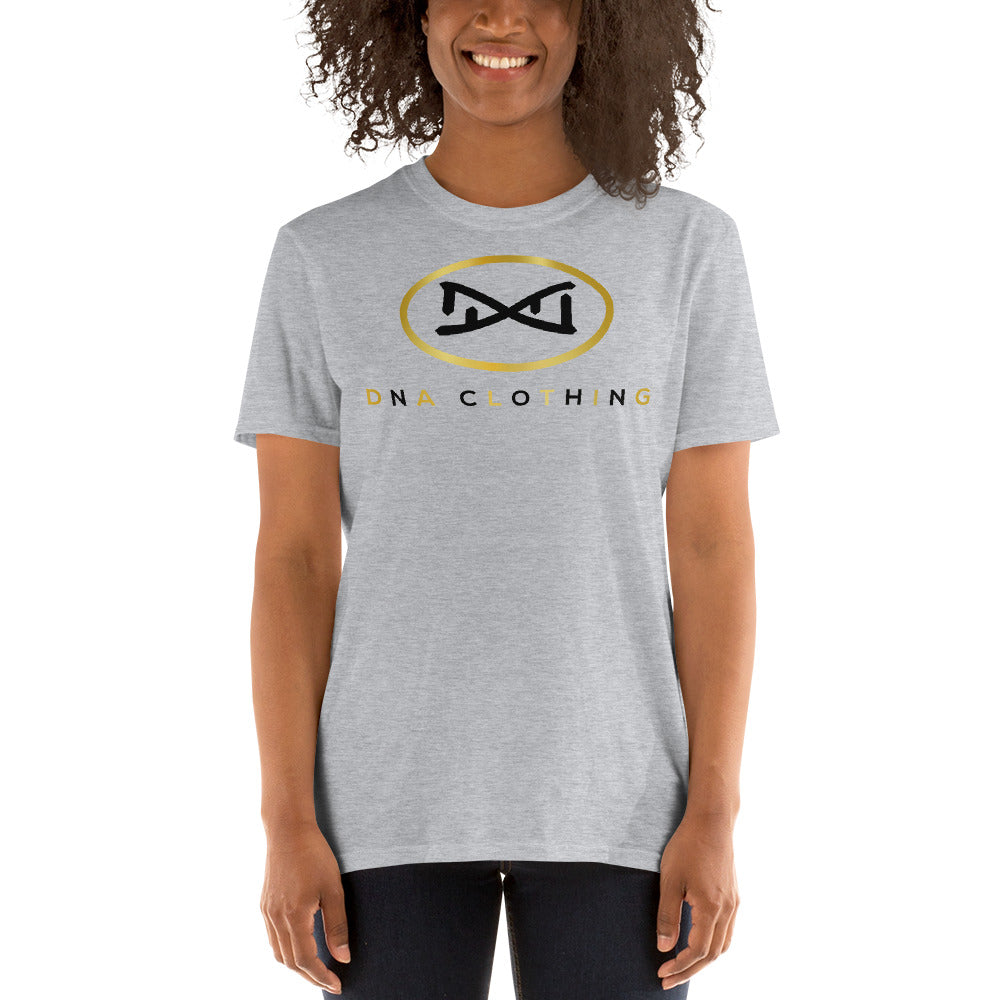 DNA Brand Black and Gold Short-Sleeve Unisex T-Shirt