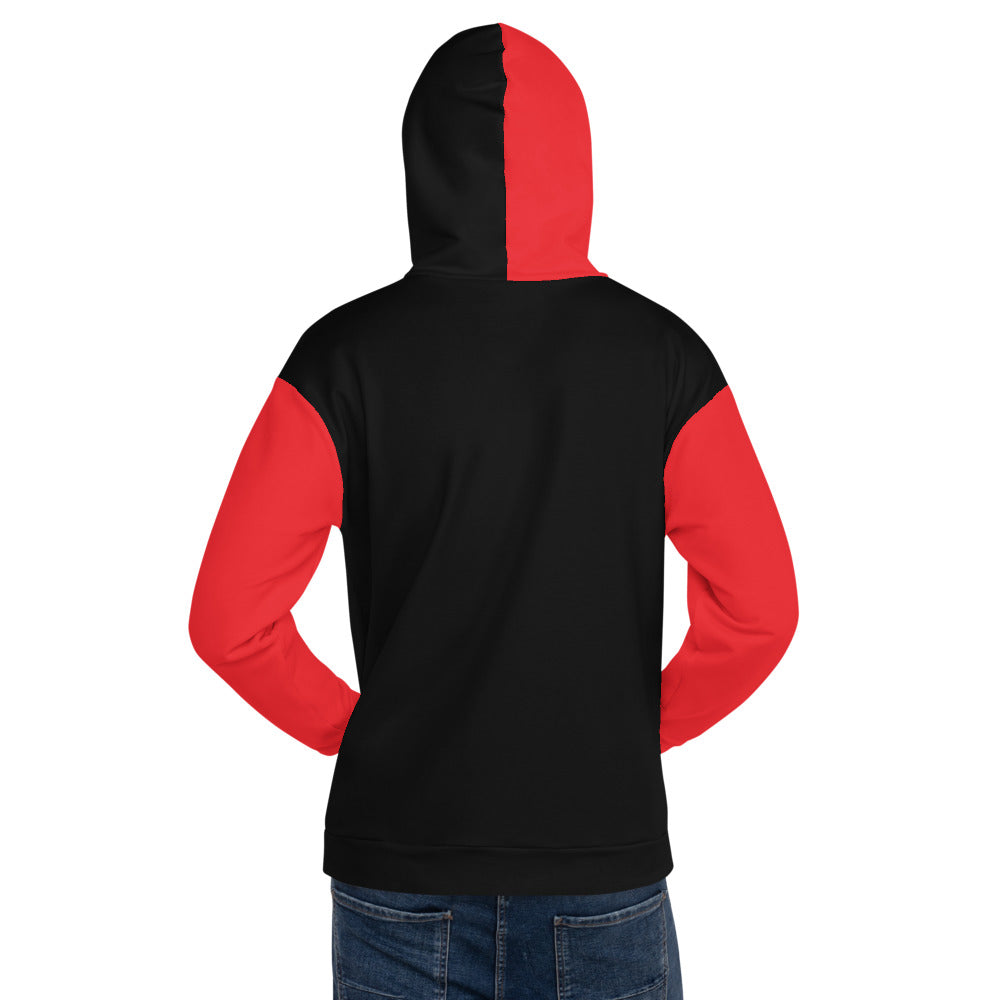 DNA Red & Black Hoodie by DNA Branding — product view 2