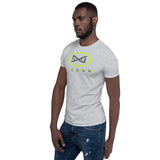 New DNA Brand Lime Green and Gray Short-Sleeve Unisex T-Shirt