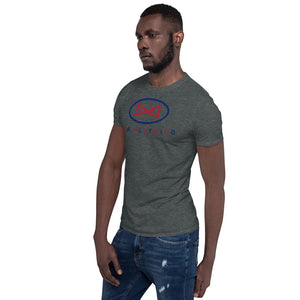 New DNA Brand Blue and Red Short-Sleeve Unisex T-Shirt
