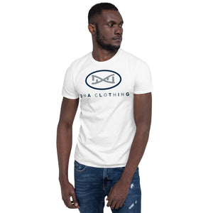 New DNA Brand Blue and Gray Short-Sleeve Unisex T-Shirt