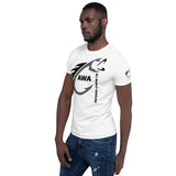 AWA All World Anglers Grey/Black Short-Sleeve Unisex T-Shirt
