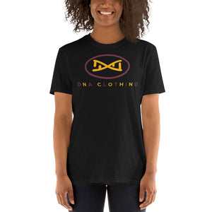 New DNA Brand Burgundy and Gold Short-Sleeve Unisex T-Shirt