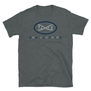 New DNA Brand Blue and Gray Short-Sleeve Unisex T-Shirt