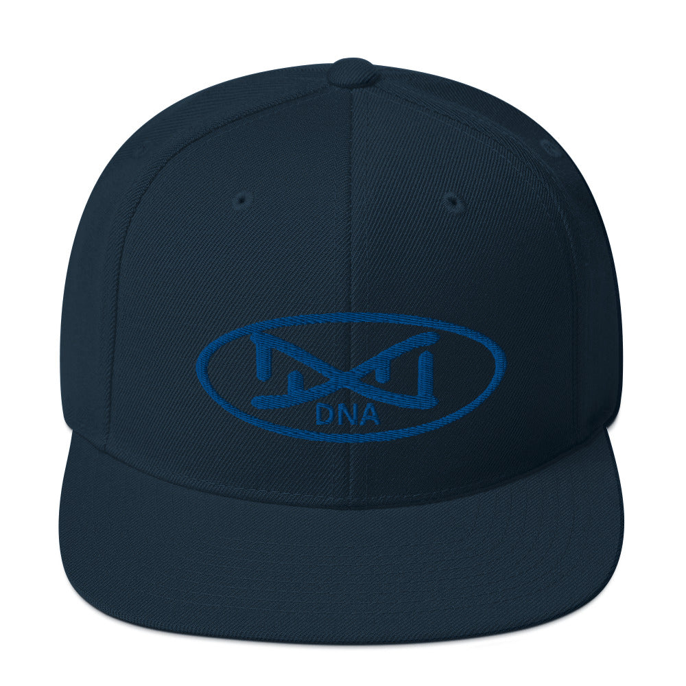 New DNA Brand Royal Blue Snapback Hat