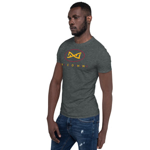 New DNA Brand Burgundy and Gold Short-Sleeve Unisex T-Shirt