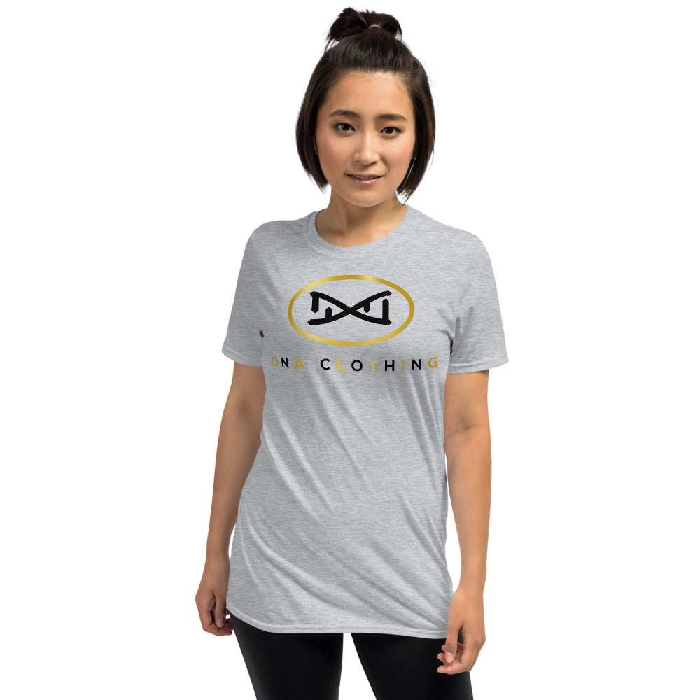 DNA Brand Black and Gold Short-Sleeve Unisex T-Shirt