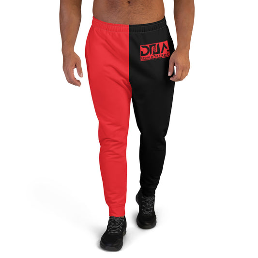 DNA Red & Black Joggers by DNA Branding